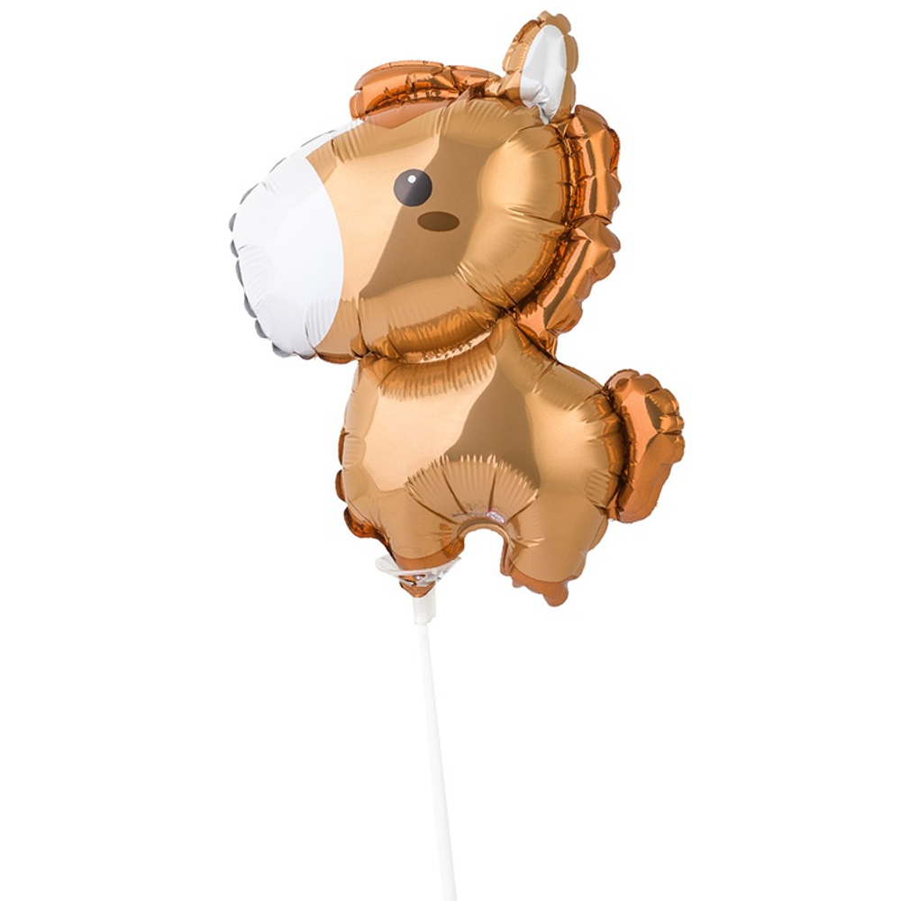 Шар Фольгированный Лошадка (Коричневый)