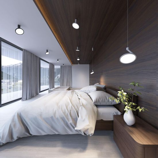 358346 OVER NT20 412 черный Светильник накладной IP20 LED 4000K 18W 85-265V HAT