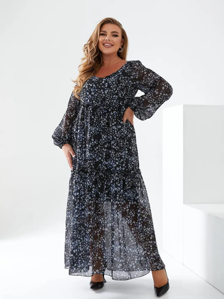 Платье шифон УК-8527