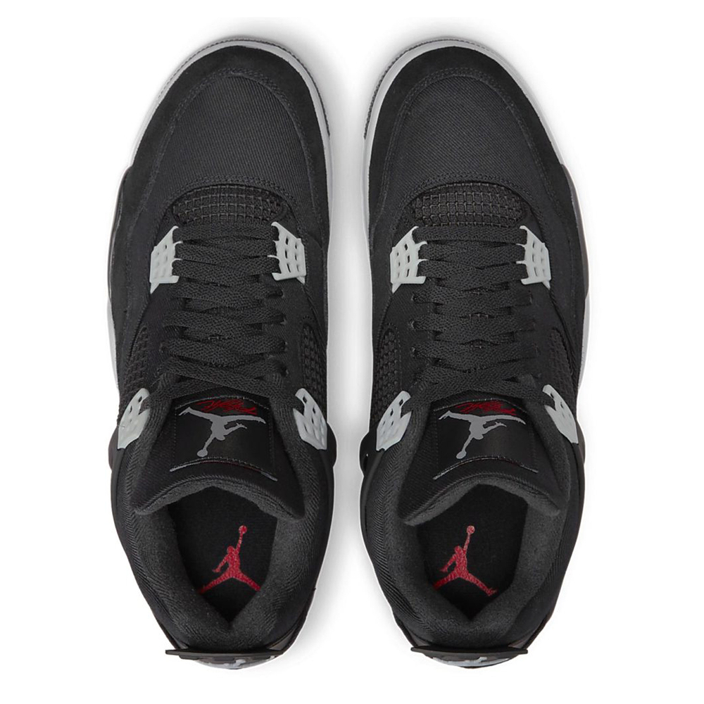 AIR JORDAN 4 RETRO SE BLACK CANVAS