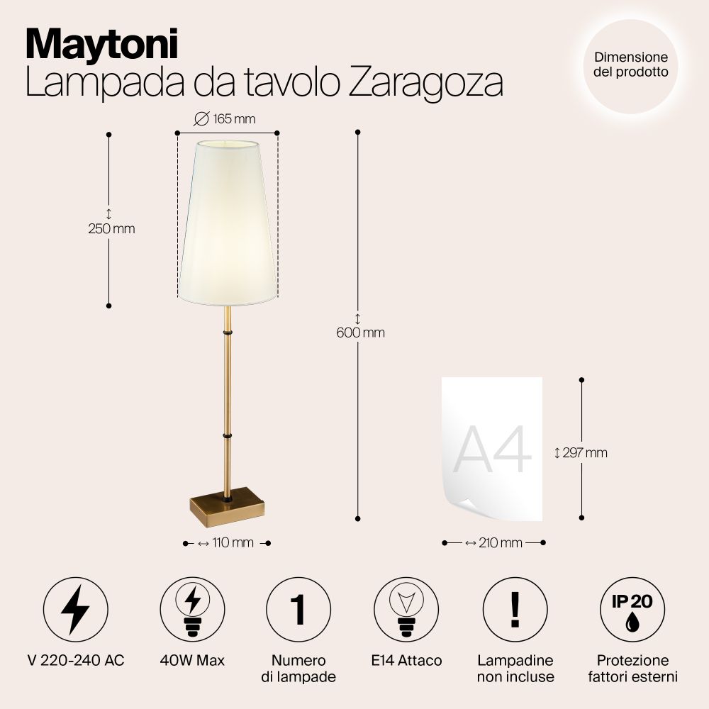 Люстра Maytoni H001CL-05BS