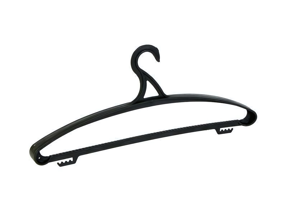 Вешалка плечики 48-50 (черная/синяя)