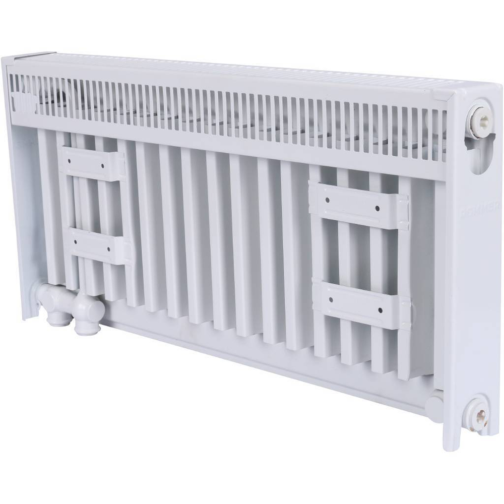 Радиатор панельный профильный ROMMER Ventil тип 11 - 300x600 мм (подключение нижнее, цвет белый)