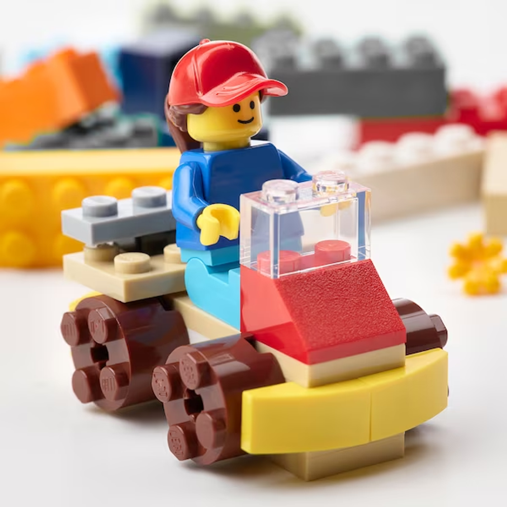 БУГГЛЕК BYGGLEK Набор ЛЕГО LEGO 201 штука, разные цвета