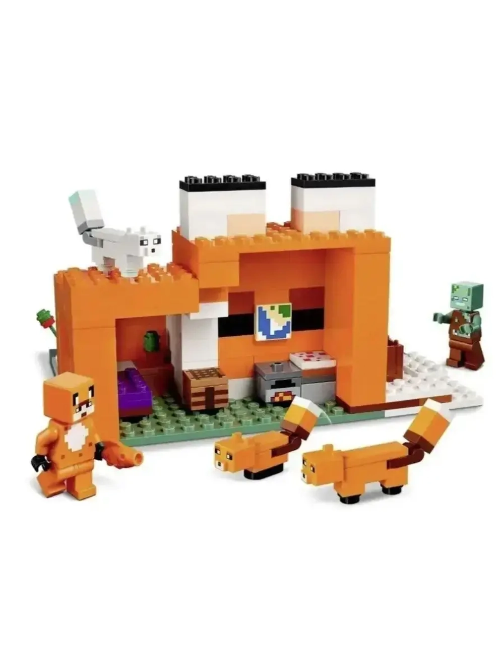 Конструктор Майнкрафт Лисья хижина 193 детали 1077