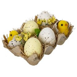 GAEM Изделие декоративное "Пасхальная композиция", L15 W10 H7,5 см