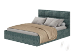 Кровать Линда 1;6 КР-16 (морская волна)