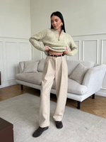 Брюки-бананы Winter бежевый