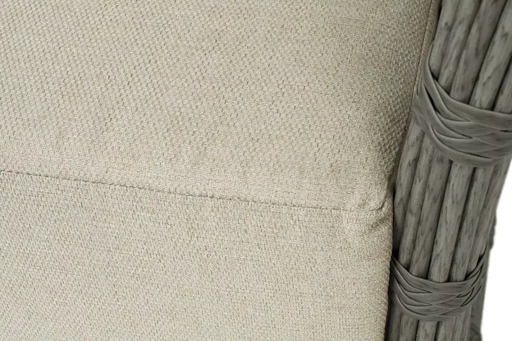 "Валенсия" диван из искусственного ротанга трехместный, цвет серый