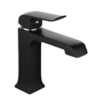 Смеситель для раковины 35к G1050 GAPPO литой, п/гайку, ЧЕРНЫЙ