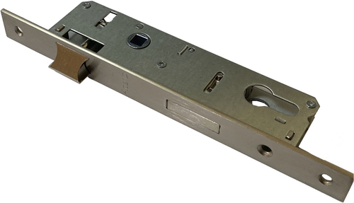 Замок под цилиндр узкопрофильный L153-25 SN матовый никель