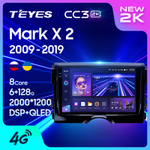 Teyes CC3 2K 9"для Toyota Mark X 2009-2019