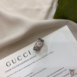 Кольцо Gucci "GG Supreme" широкое