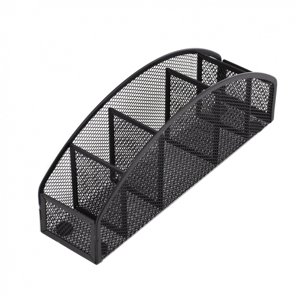 Подставка-органайзер д/канцтоваров, Alingar, металлическая, 10,5* 7,5*28 см, 5 отделений, черная