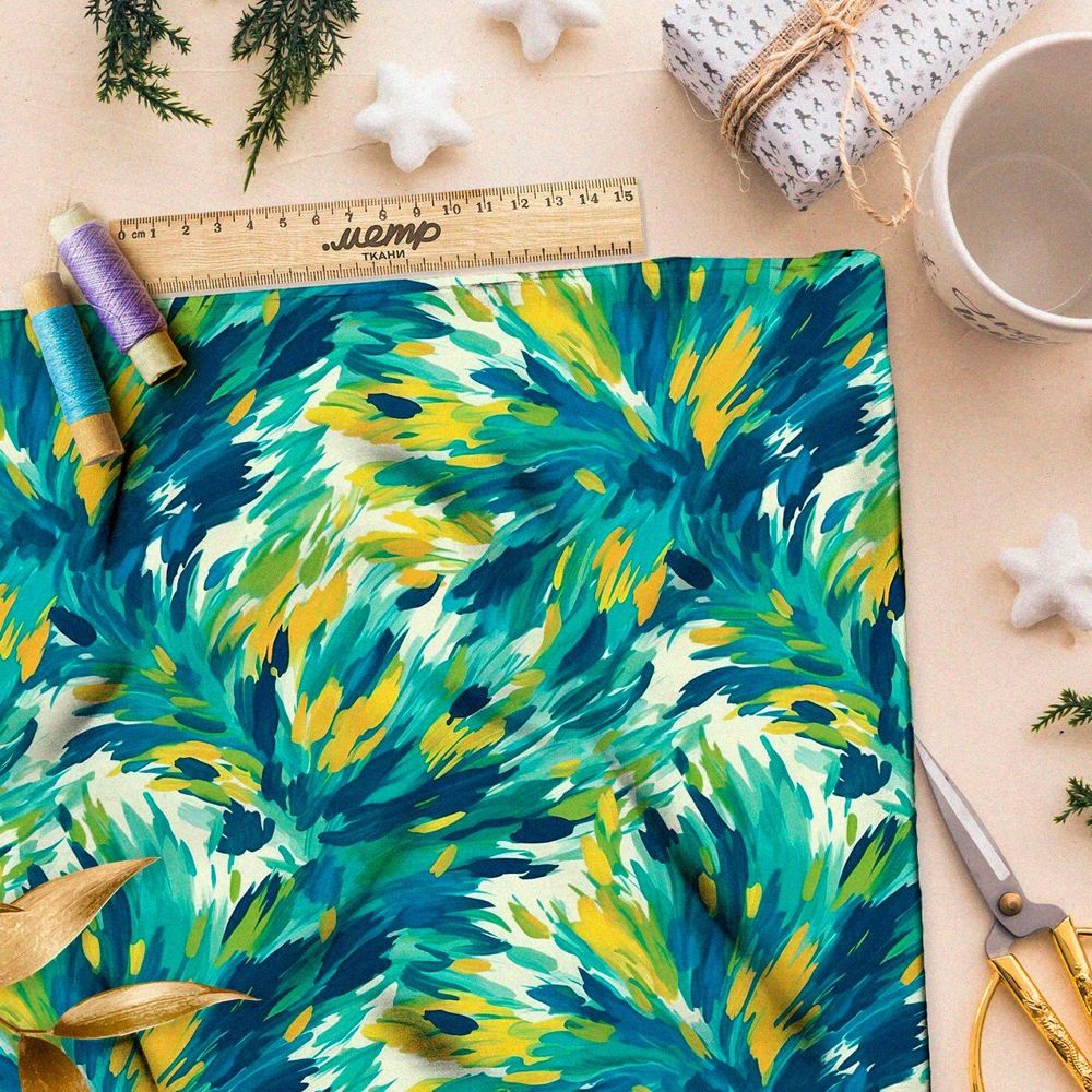 Ткань премиум мембрана чарующие танцы ветра