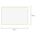 Термоэтикетки ЭКО, 58х40 мм, 700 этикеток в ролике