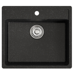 Мойка ML-GM15 КОМФОРТ черная (308), 560*500*180мм