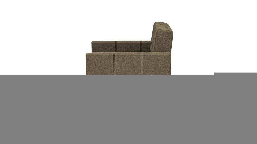 Кресло-кровать Уют Лайт Strong 04 95*84*82 см, Коричневый Рогожка Выкатной Фиеста