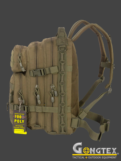 Рюкзак тактический Gongtex Small Assault II, 25 л (GB0396). Олива