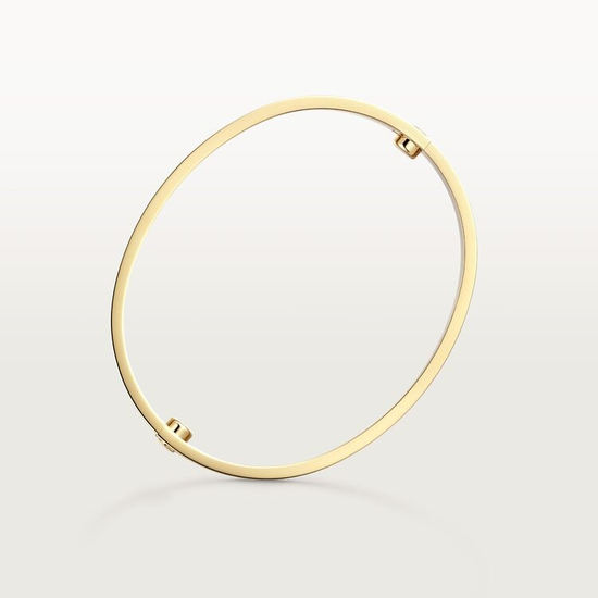 Cartier LOVE bracelet, classic model in yellow brushed gold