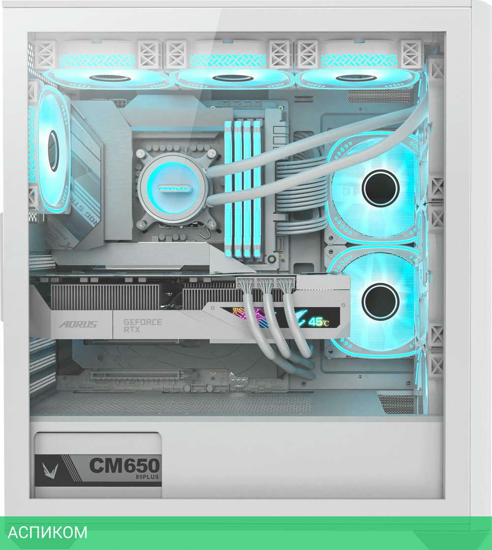 Корпус Formula V Line Air Power G5 Plus без БП белый