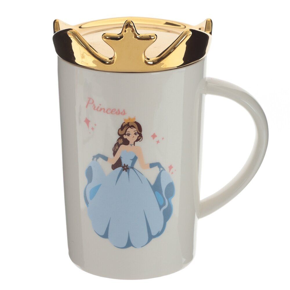 GAEM Кружка с крышкой, 500 мл, L12,5 W9 H15 см, 2в.