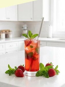 Трубочка металлическая прямая