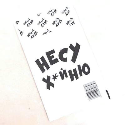 Крафт-конверт «Несу фигню», 16х11 см