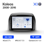 Teyes X1 9" для Renault Koleos 2008-2016