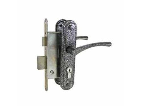 Замок врезной ЗВ4-3.07 серебро Птимаш (10шт/уп)