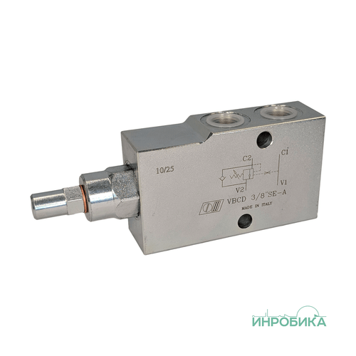 Клапан тормозной одностороннего действия VBCD 3/8" SE-A (V0392)