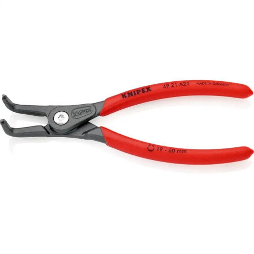 Прецизионные щипцы для стопорных колец черненая 165 мм Knipex 49 21 A21