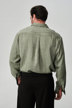Рубашка | washed olive