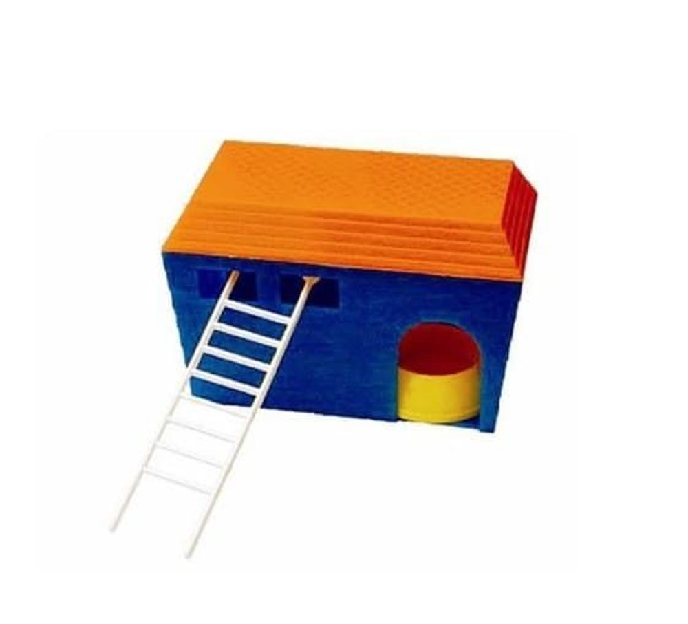 Домик ЗООНИК  для грызунов пластм.квадр.комплект (RP-3211)