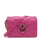 Кожаная сумка-мессенджер LOVE CLICK MINI LO Pinko - фуксия(100067 A17D)