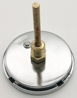 Термометр  биметаллический БТ-51.211 (0+200) 100мм, G1/2, 1.6, осевой, показывающий