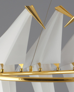 Подвесной светодиодный светильник Moderli V3073-6PL origami Birds 6*LED*6W