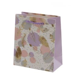 GAEM Пакет подарочный XS (бумага 210г/м2, блок микс 12шт), L12 W6 H14 см, 4в.