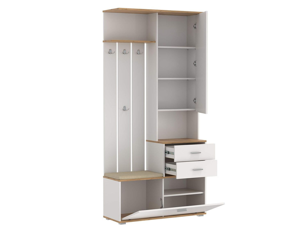 Антре шкаф для прихожей 65.08 Белый