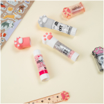 Клей-карандаш MESHU с топпером "Paw", 8г, дисплей бокс, ПВП, ассорти