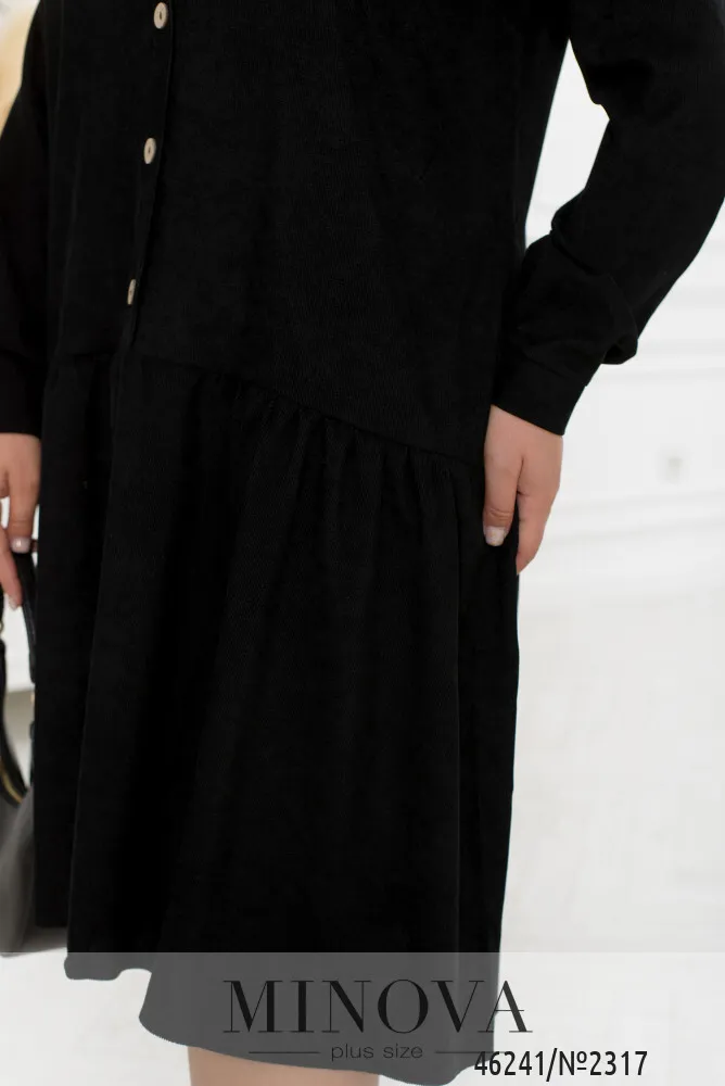 Платье 2317-черный Minova