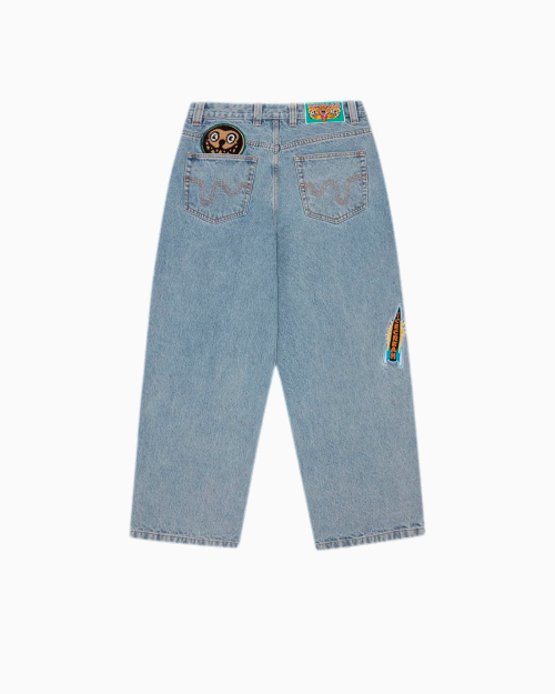 Джинсы ICECREAM Running Puppy Patch Tripple Scoop Denim Pant