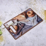 Доска разделочная пластиковая «Хлебный край»22*37см