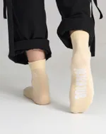 Носки Anteater Low Socks Logo Бежевые