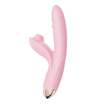 Вибратор-кролик BeYourLover Anita, вакуум и толчки, 21,1 см