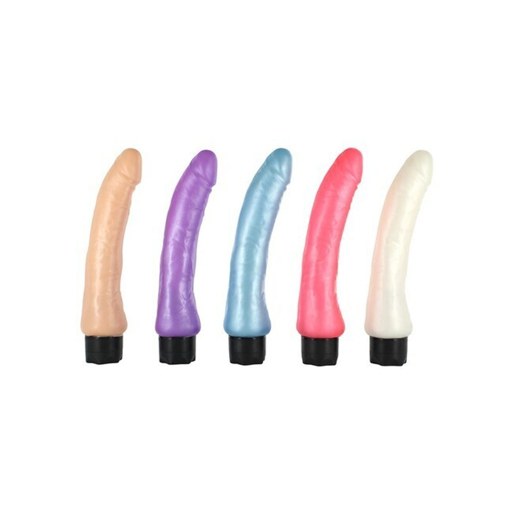 Набор вибраторов Pearl Shine 5 шт ( 22,8 см , разные цвета ) (Цвет: разные цвета)