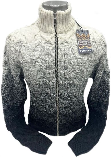 Pulltonic из шерсти и кашемира на полном замке "ТРИКОЛОР". Размер 52-56