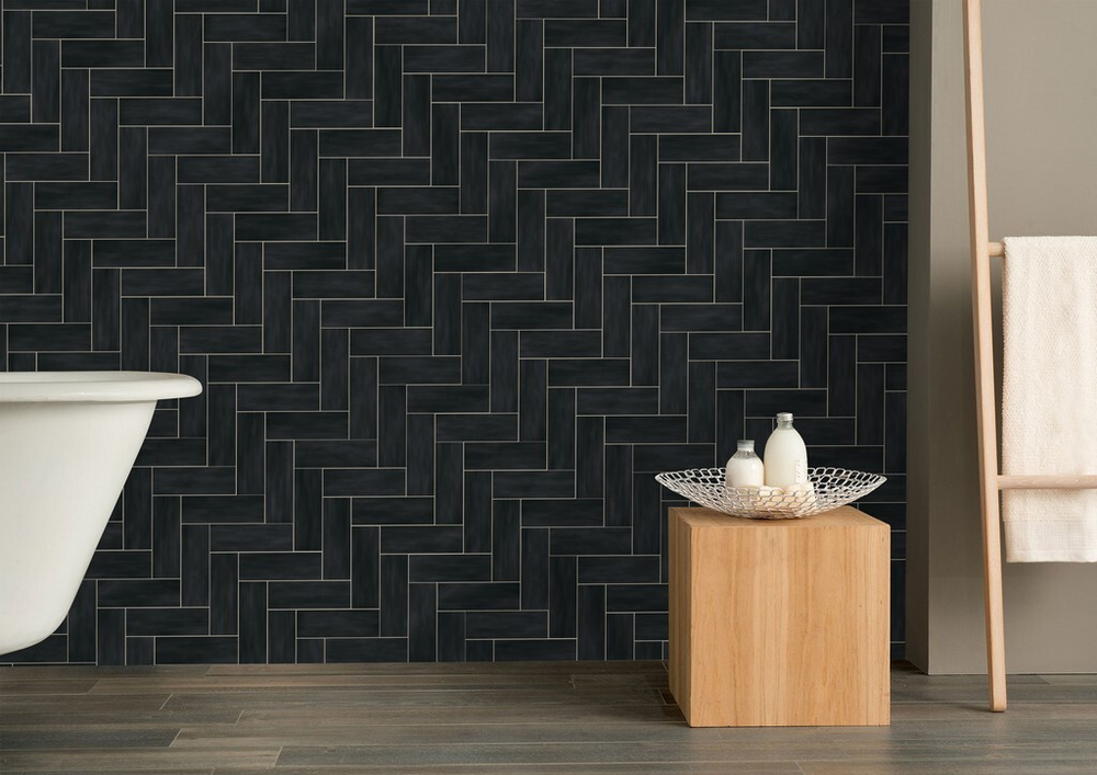 Ennface Monocolor Camelot Charcoal Glossy 7.5x22.5