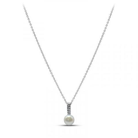 Колье из серебра с жемчугом