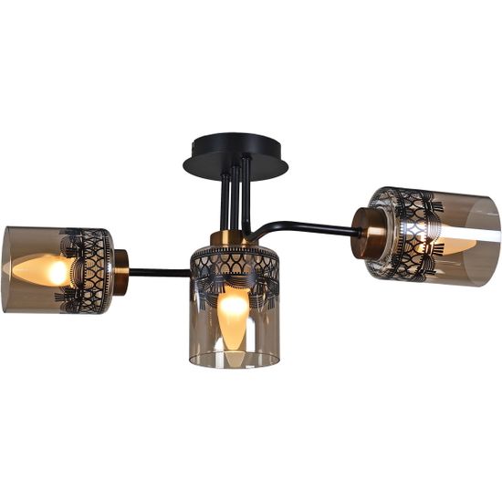 Люстра потолочная Reluce E27 61714-0.3-2+1